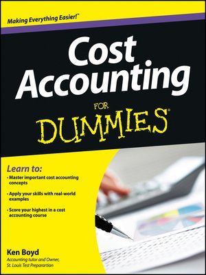 Cost Accounting For Dummies - ebook